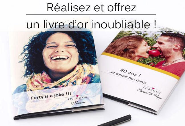 Livre d'or personnalisé